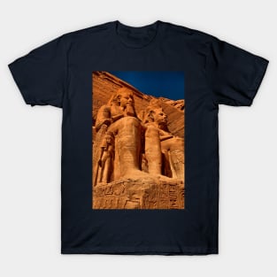 Egypt. Abu Simbel Temple. Statues of Ramesses II. T-Shirt